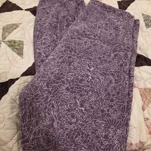 Lululemon Align High-Rise Leggings – Purple Floral | Size 8